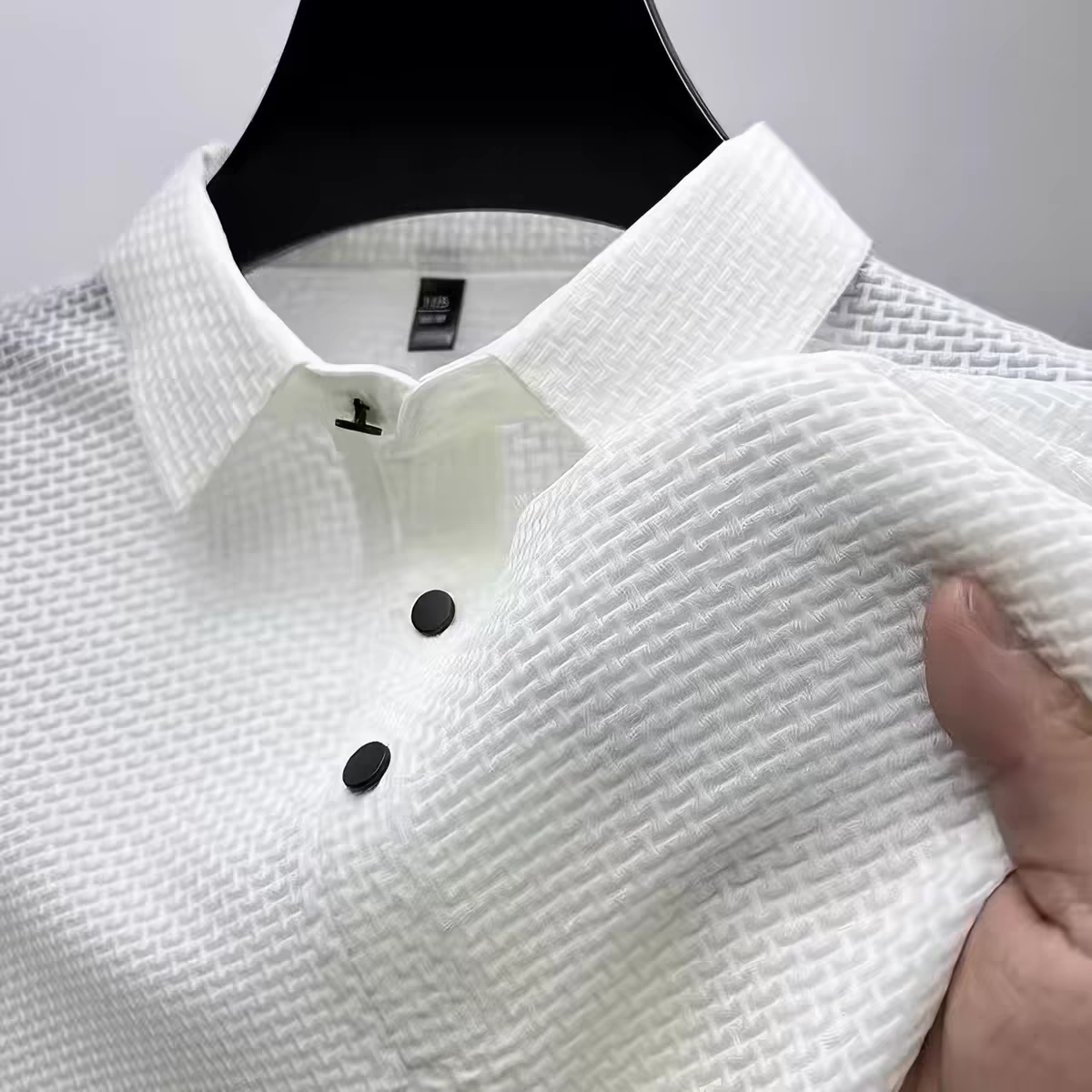 Obsidian Loom Crest Polo