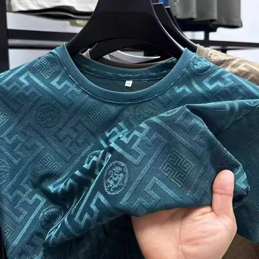 Sandstone Dynasty Jacquard T-Shirt