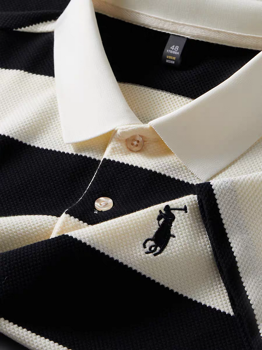 Saddlecrest Regal Stripe Polo T-Shirt