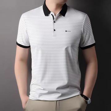 Frostline Noir Crest Polo