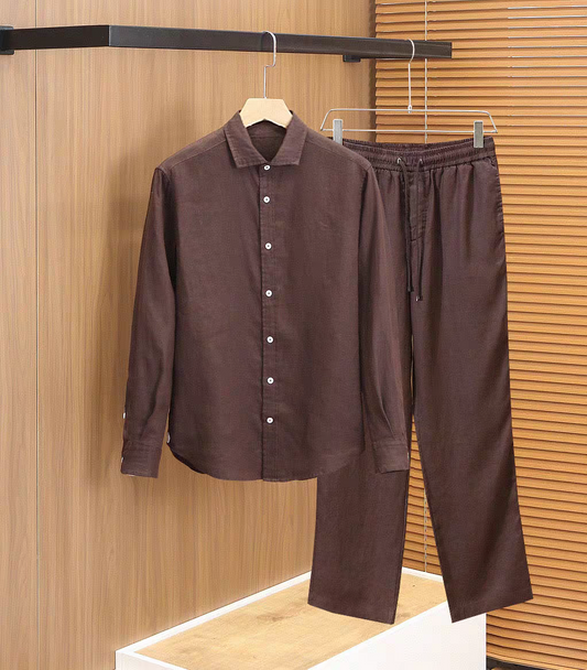 Nocturne LinenEase Shirt & Trouser Set
