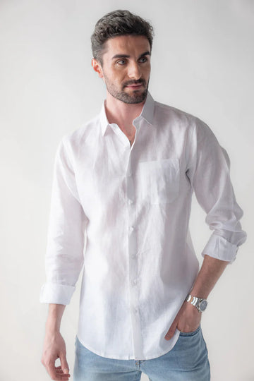 Ocean Breeze Linen Drift Shirt