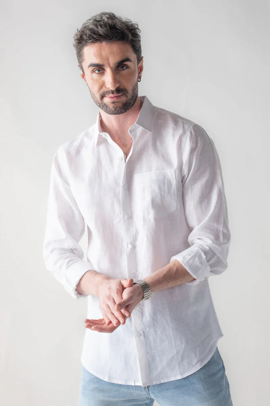 Ocean Breeze Linen Drift Shirt