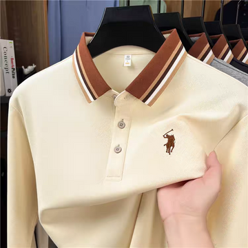 StrideRib Emblem Polo T-Shirt