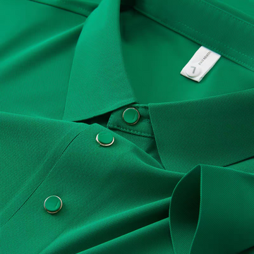 Dark Green AeroLuxe EmberMist Polo T-Shirt