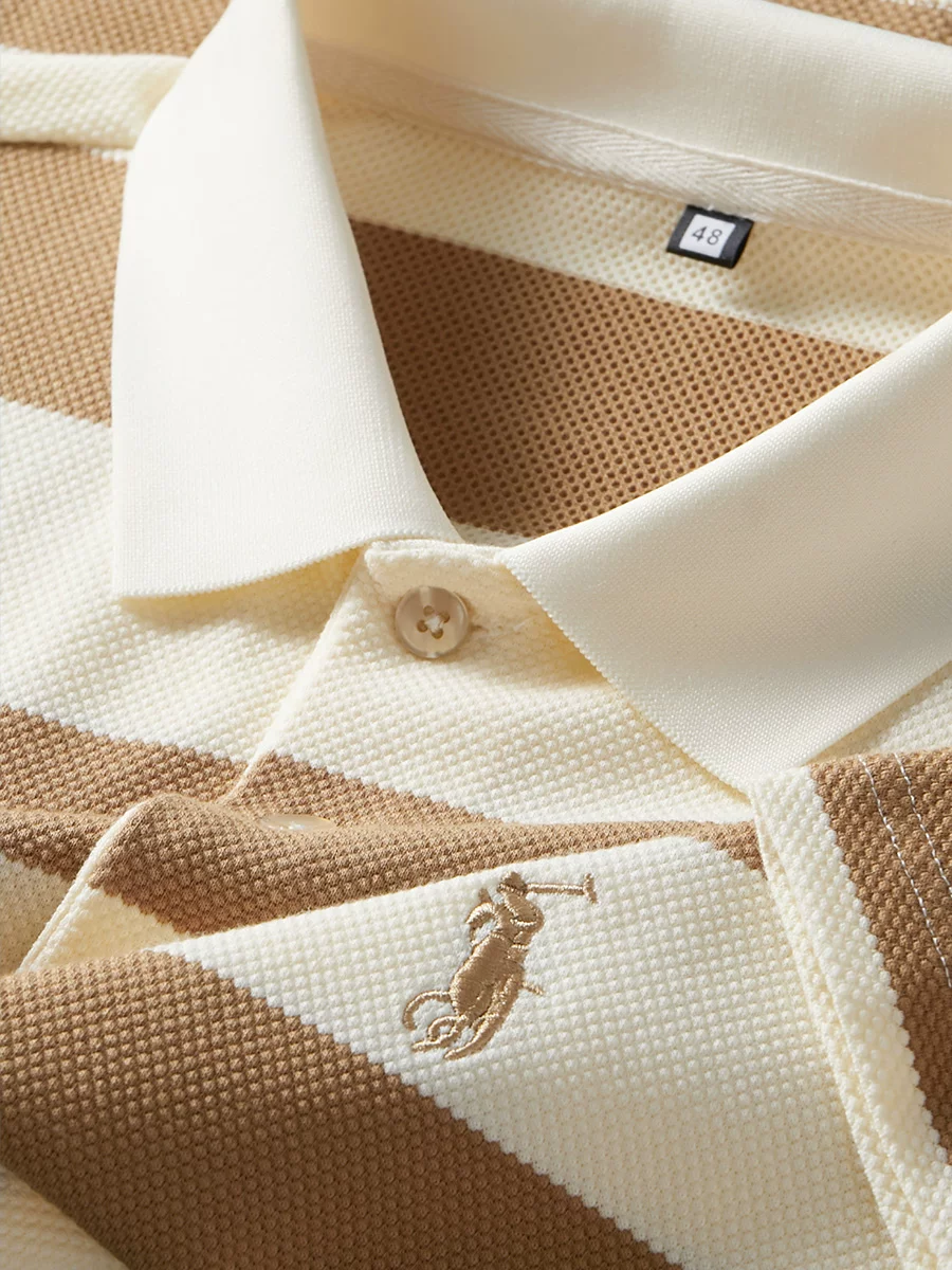 Saddlecrest Regal Stripe Polo T-Shirt