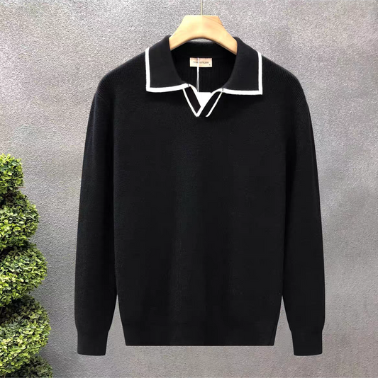 Regal Riviera Knit Collar Summer T-Shirt