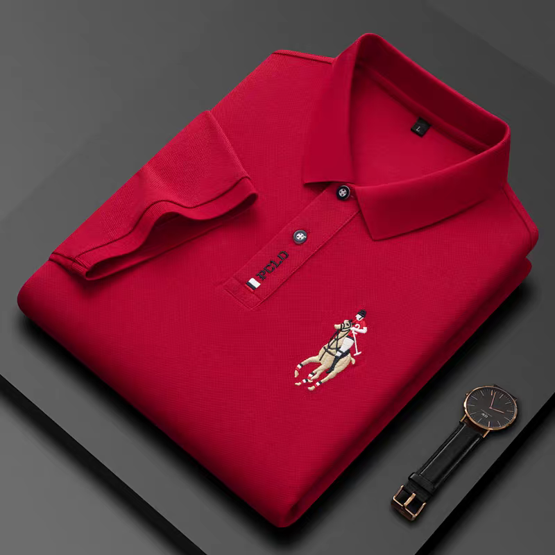 Red Wine Rider Polo T-Shirt