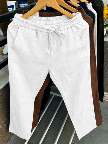 Old Money Linen Drift Lounge Trousers